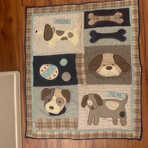 Baby bedding puppies set